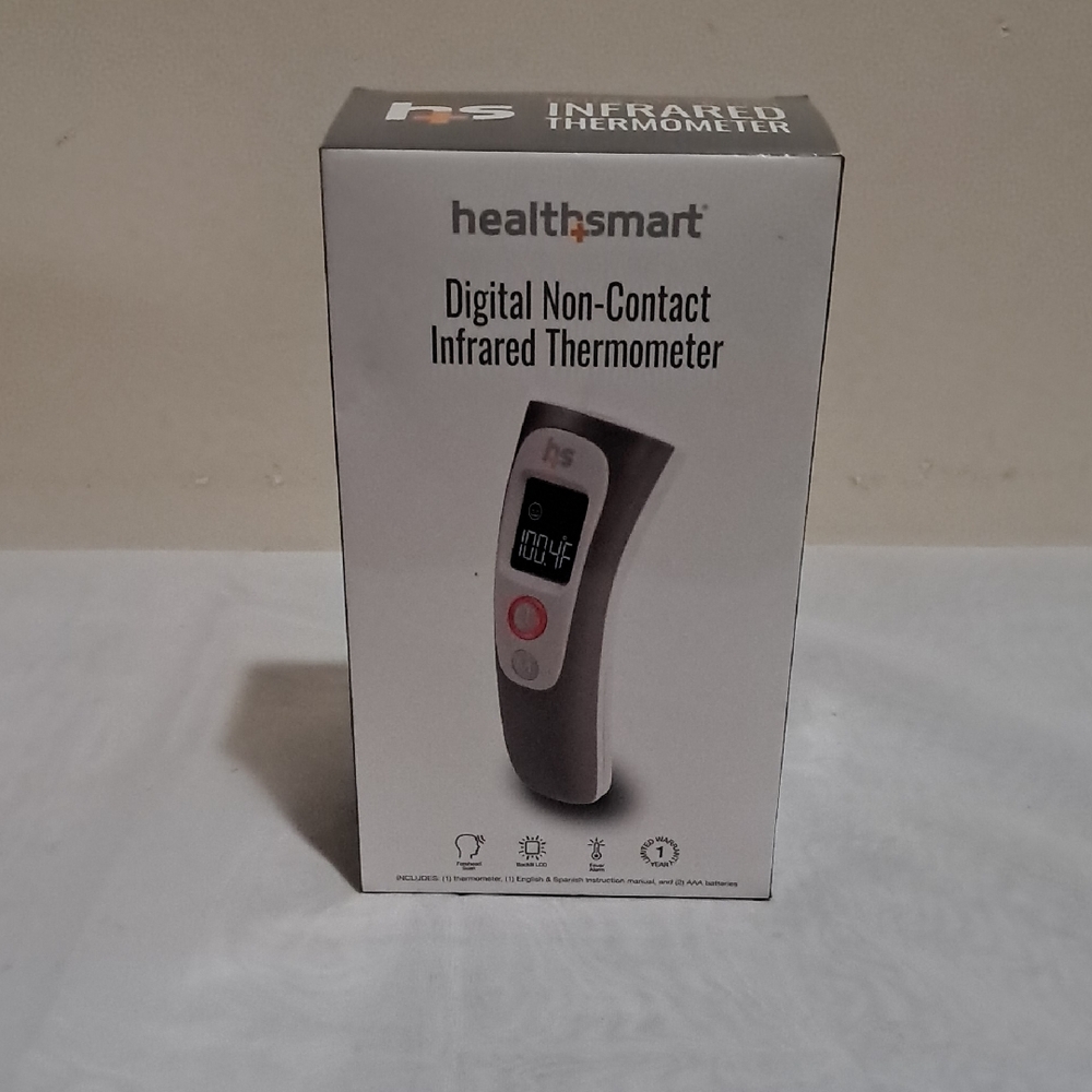 Healthsmart Gray Digital Non-Contact Infrared Thermometer
